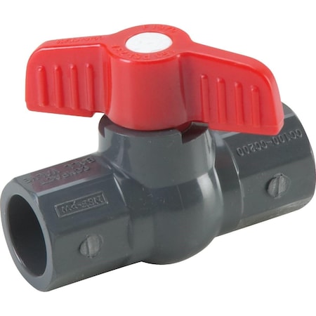 Proline 1/2 In. S X 1/2 In. S PVC Quarter Turn Ball Valve 107-603